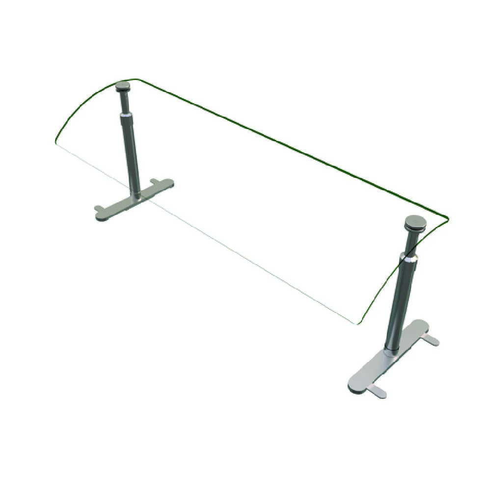 Hatco EP950-48-1 48 Inch Portable Food Shield Sneeze Guard Acrylic Stainless Steel Posts Hatco EP950-48-1 48 Inch Portable Food Shield Sneeze Guard Acrylic Stainless Steel Posts