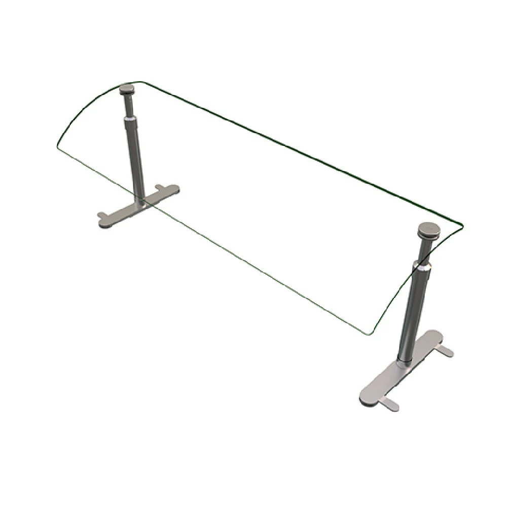 Hatco EP950-48-1 48 Inch Portable Food Shield Sneeze Guard Acrylic Stainless Steel Posts Hatco EP950-48-1 48 Inch Portable Food Shield Sneeze Guard Acrylic Stainless Steel Posts