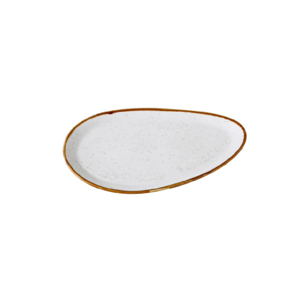 Yanco GL-210 10 Inch Oval Plate China Dishwasher and Microwave Safe 24 Packs