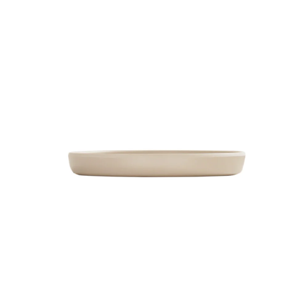 Cal-Mil 24120-6-125 6 Inch Diameter Carmel Plate Melamine Taupe Cal-Mil 24120-6-125 6 Inch Diameter Carmel Plate Melamine Taupe