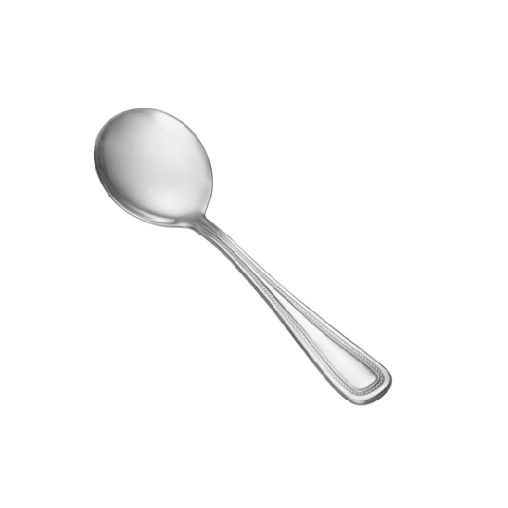 CAC China 3008-04 6-1/8 Inch Heavy Weight Bouillon Spoon Black Pearl 18/0 CAC China 3008-04 6-1/8 Inch Heavy Weight Bouillon Spoon Black Pearl 18/0