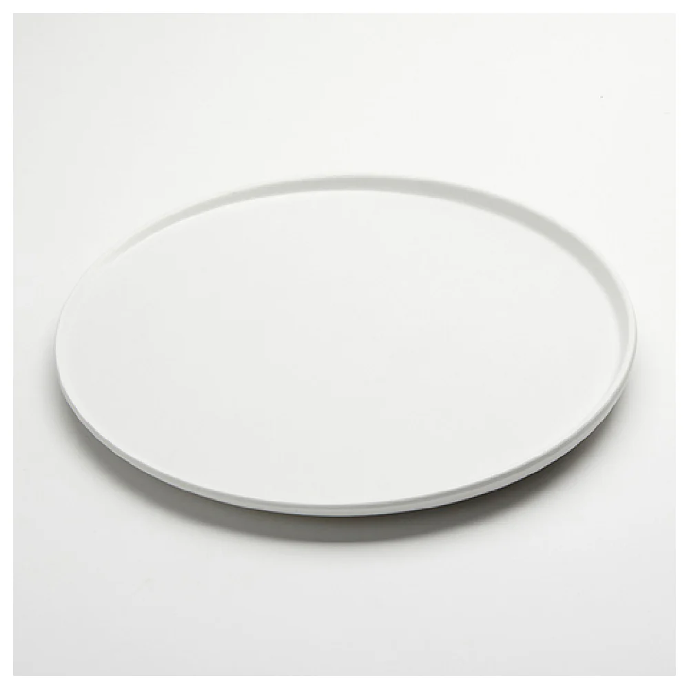 American Metalcraft LFTPW13 13 Inch Round Plate Melamine White with Lift