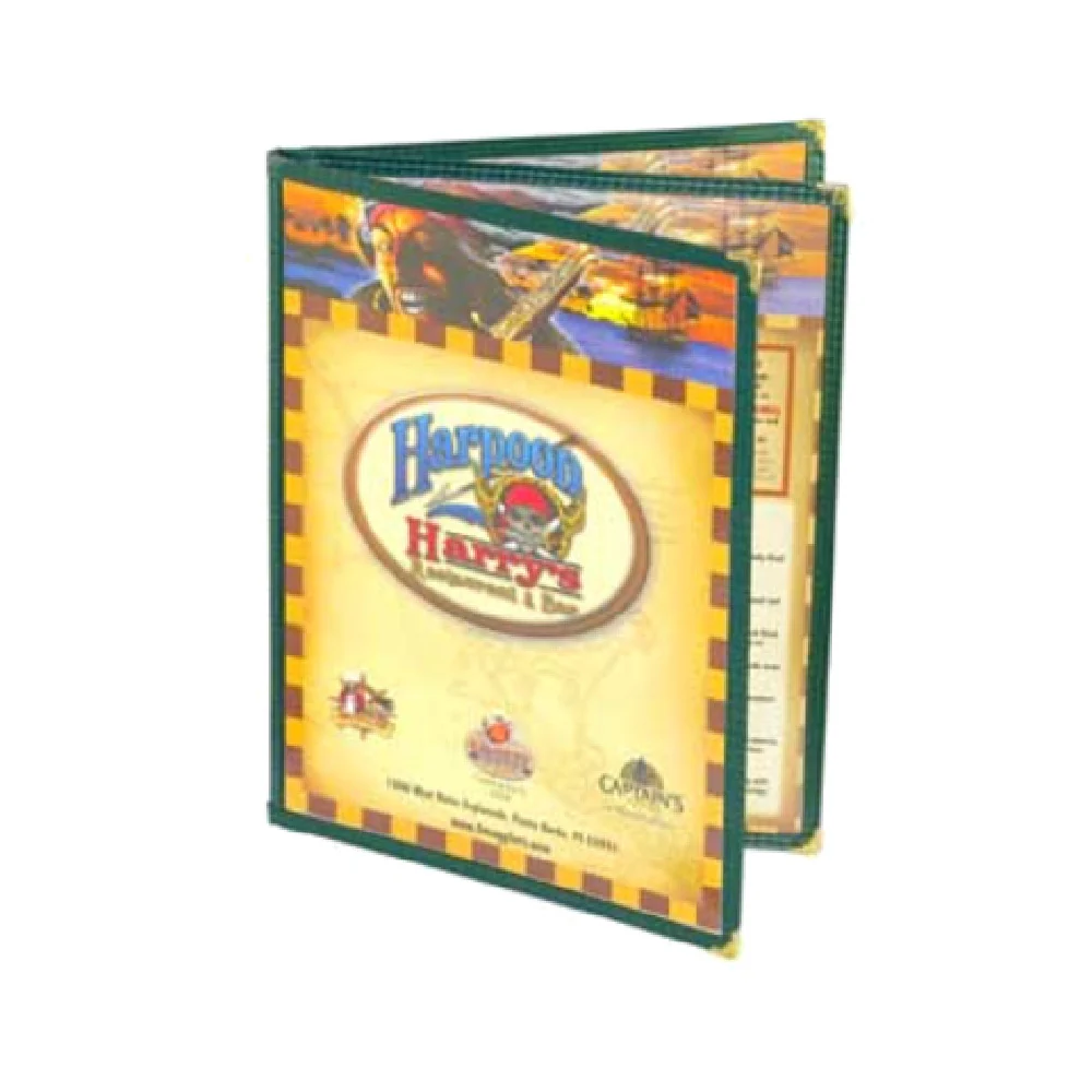 Menu Solutions SE340D_VINYLROYAL 8-1/2 Inch x 14 Inch Menu Jacket Clear Vinyl Triple Panel Menu Solutions SE340D_VINYLROYAL 8-1/2 Inch x 14 Inch Menu Jacket Clear Vinyl Triple Panel