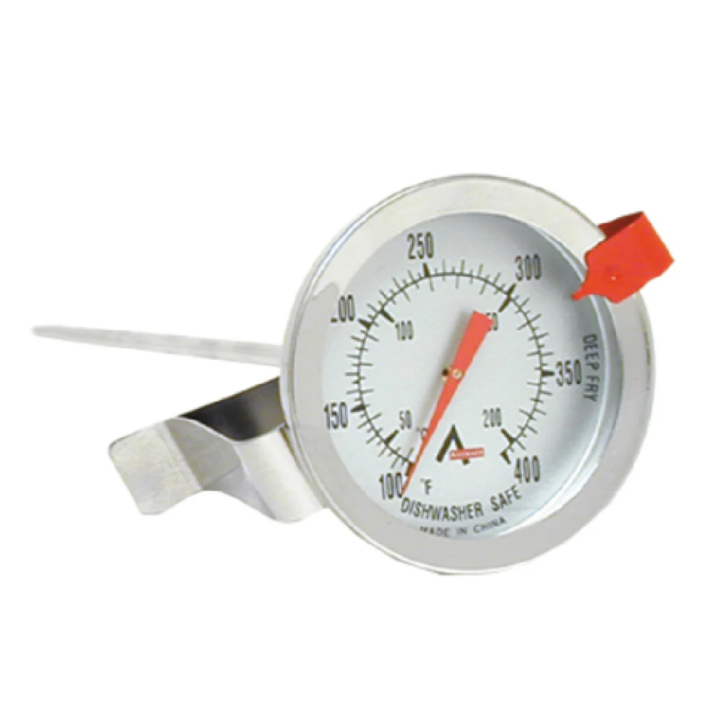 Admiral Craft DFCT-2/12 12-1/2 Inch Clip-on Deep Fry and Candy Thermometer Stainless Steel