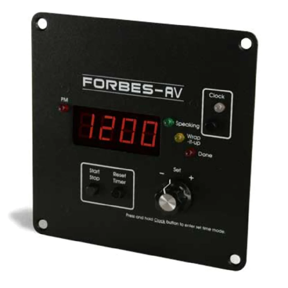 Forbes Industries 6075-AV 4 Inch Digital Clock With Timer Portable Bar Parts Accessories