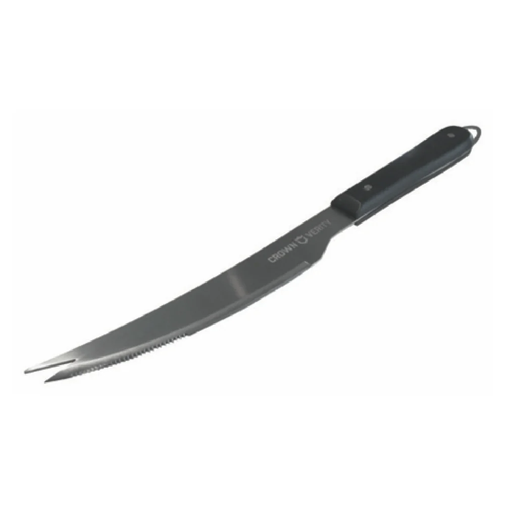 Crown Verity CV-KNIFE 8 Inch Forged Stainless Steel Meat Carving Knife Crown Verity CV-KNIFE 8 Inch Forged Stainless Steel Meat Carving Knife