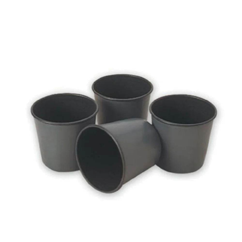 Matfer 331595 6 Oz Non-Stick Exopan Baba Mold Steel Made in France Pack of 6