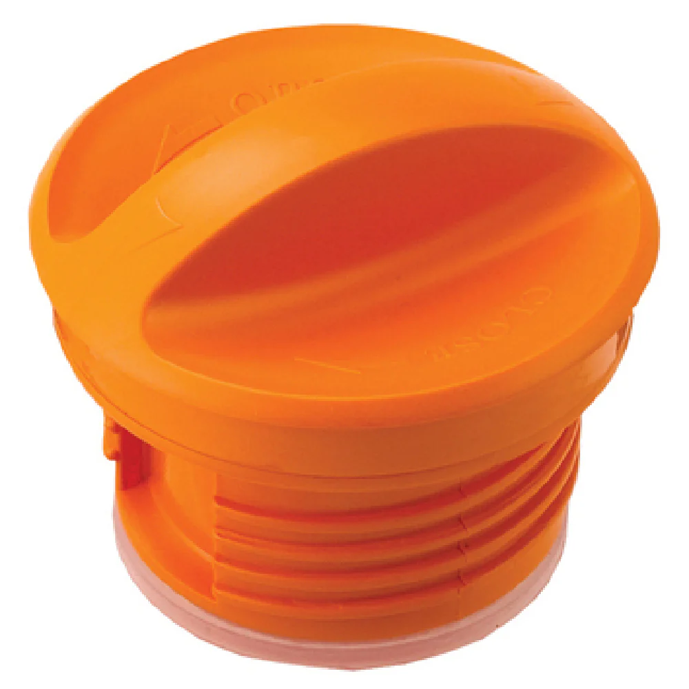 Service Ideas FSLIDOR 2.5 Inch Orange Creamer Lid Plastic Beverage Server Lid Service Ideas FSLIDOR 2.5 Inch Orange Creamer Lid Plastic Beverage Server Lid