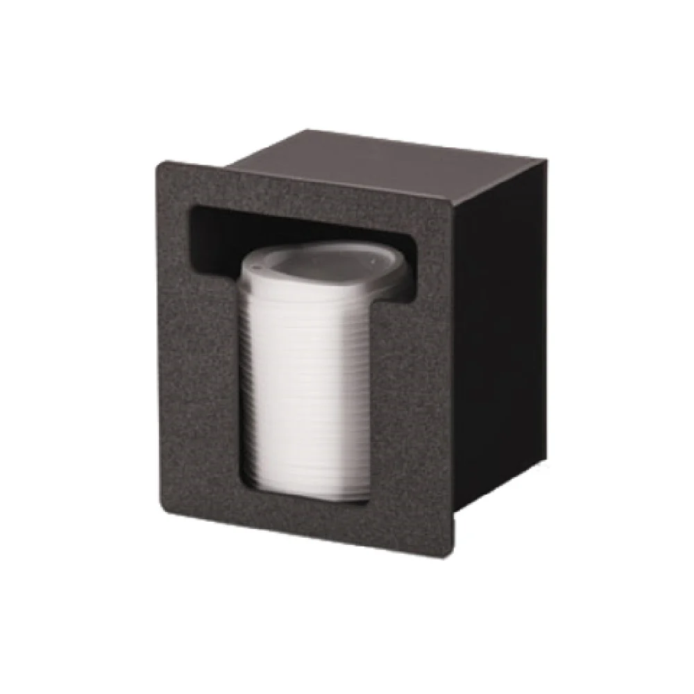 Vollrath FML-1 6-1/2 Inch Flush Mount Lid Holder Black Thermoplastic