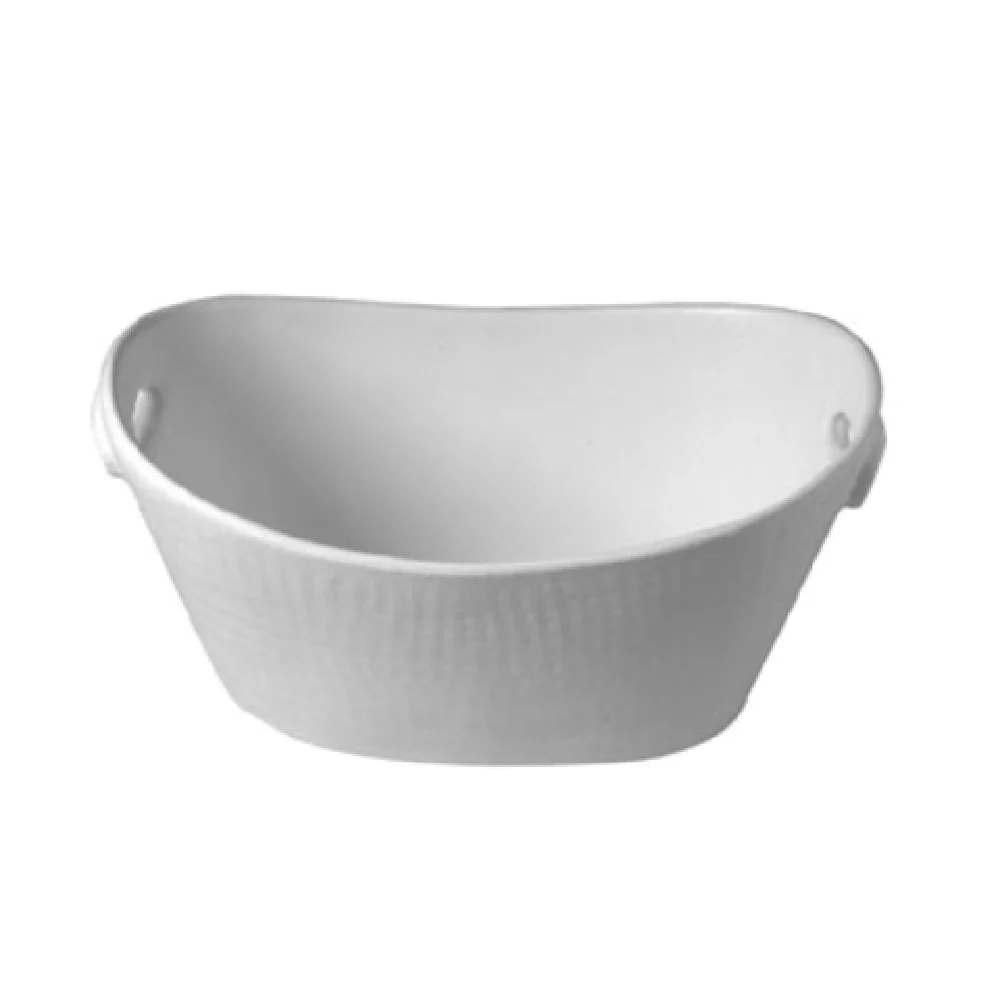 GET Enterprises IB015WW 203 Oz Oval Ice Bucket White Cast Aluminum GET Enterprises IB015WW 203 Oz Oval Ice Bucket White Cast Aluminum