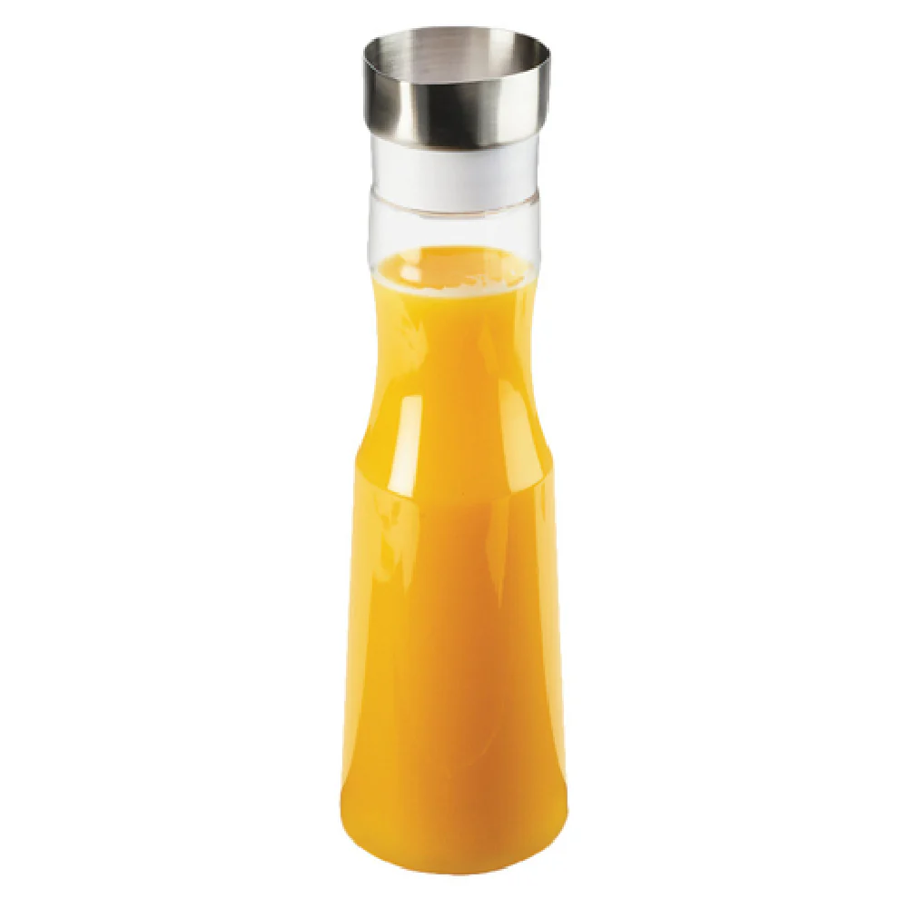 Cal Mil 3551-55 4 Inch Decanter Carafe with Stainless Steel Lid Polycarbonate