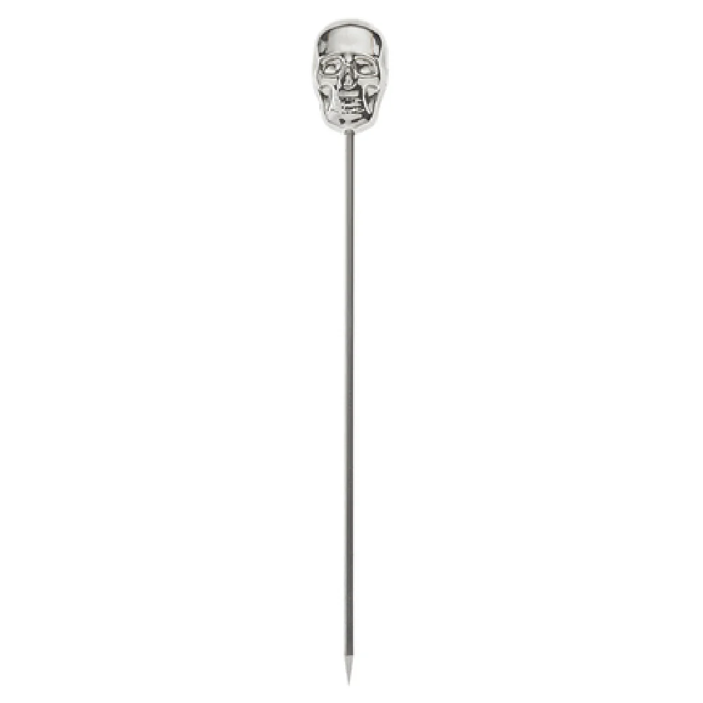 Mercer Culinary M37064 4-3/8 Inch Skull Top Cocktail Picks Metal Skewers