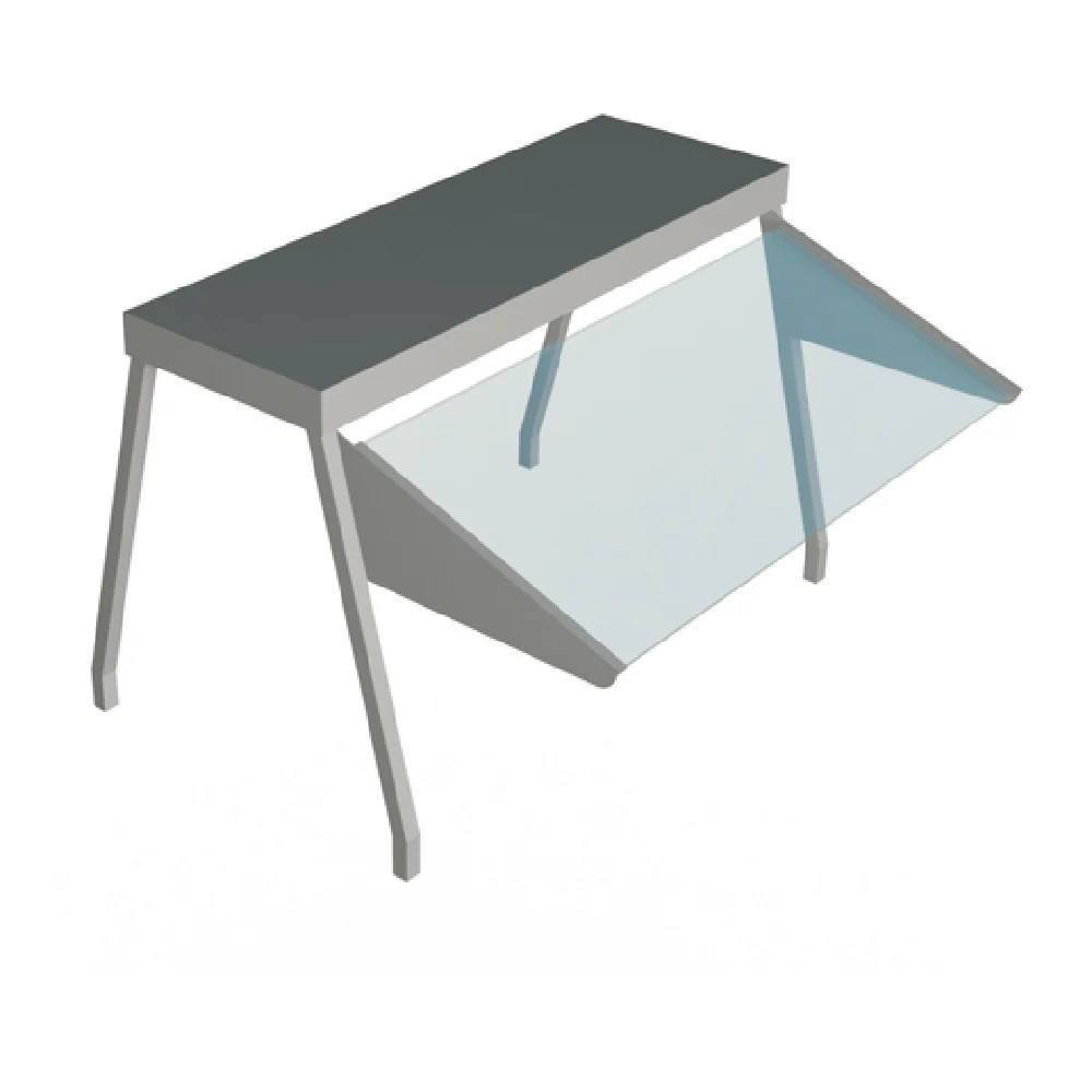Duke 838-1SN 58-3/8 Inch Buffet Shelf with Glass Sneeze Guard Stainless Steel Duke 838-1SN 58-3/8 Inch Buffet Shelf with Glass Sneeze Guard Stainless Steel