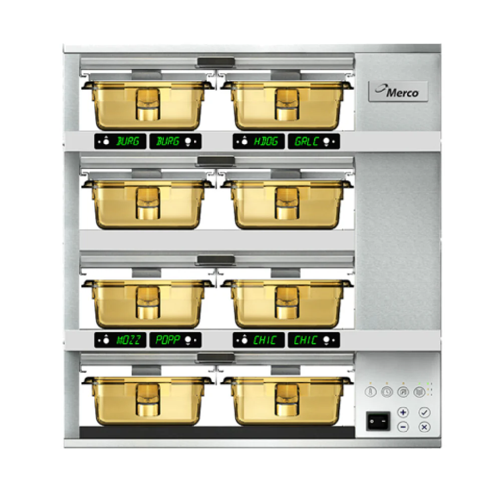 Merco MHG42SAB1N 19 Inch Electric Heated Holding Cabinet Stainless Steel with 4 Shelves