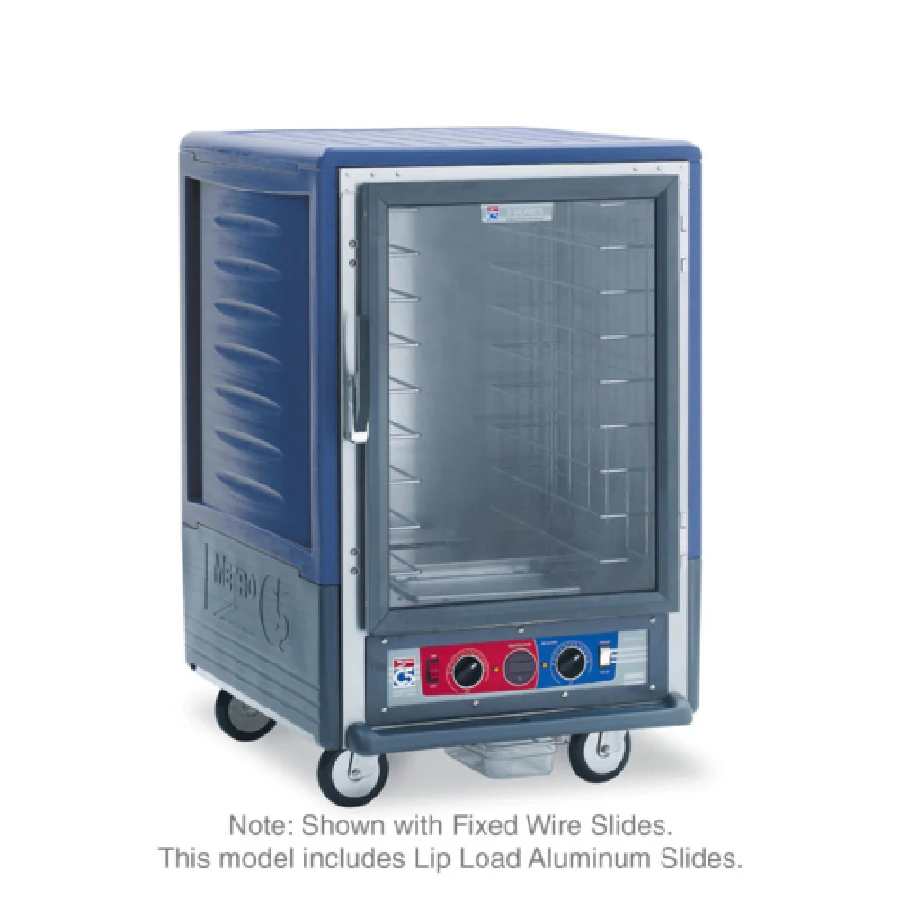 Metro C535-CFC-L-BUA 27 Inch Heated Holding Proofing Cabinet with Blue Insulation Armour Metro C535-CFC-L-BUA 27 Inch Heated Holding Proofing Cabinet with Blue Insulation Armour