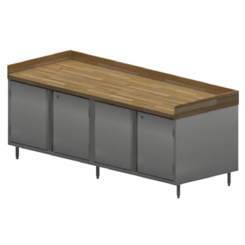 BK Resources CMBT-3096HL 96 Inch Cabinet Base with Hinged Doors and Locks BK Resources CMBT-3096HL 96 Inch Cabinet Base with Hinged Doors and Locks