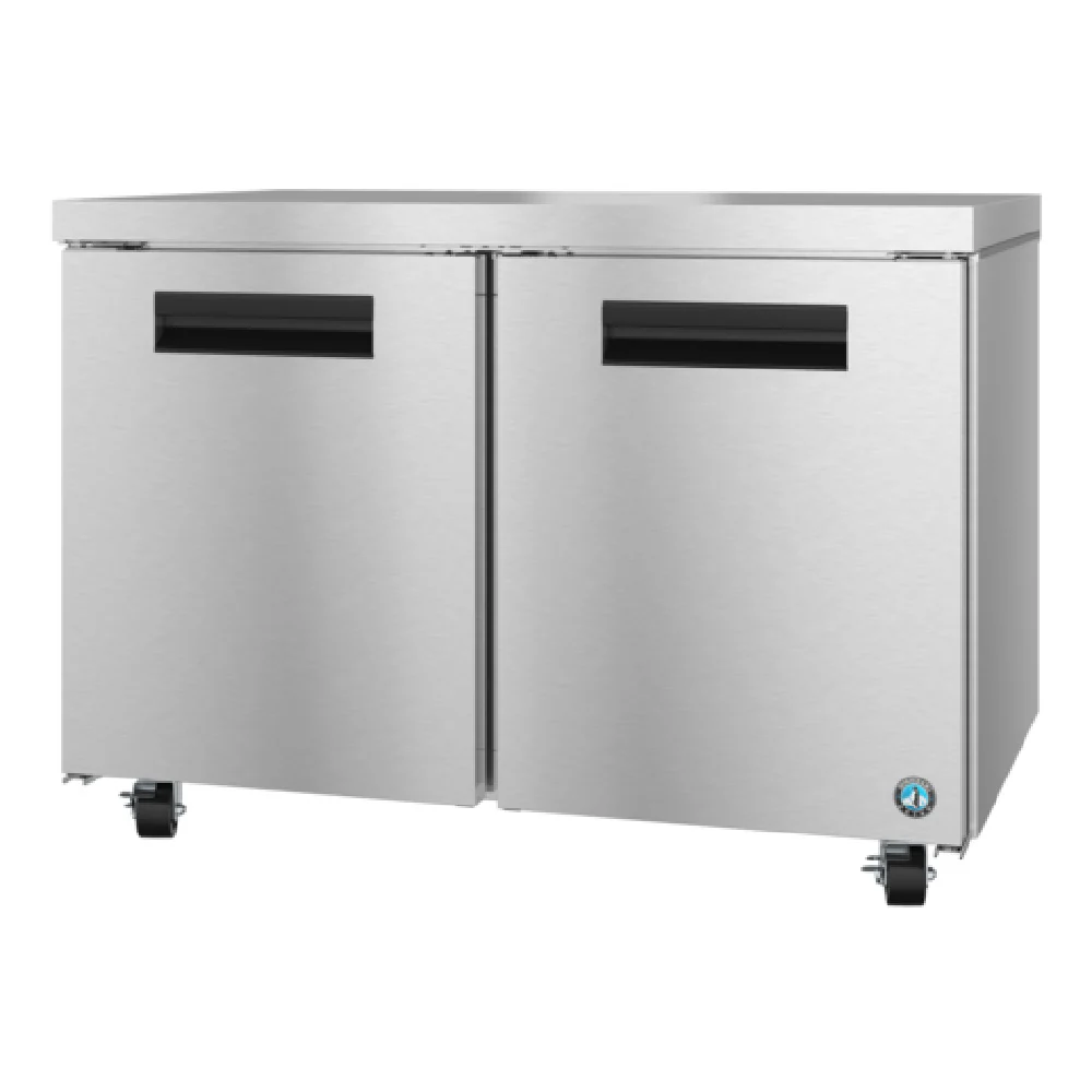 Hoshizaki UF48A 48 Inch Stainless Steel Undercounter Freezer 13.66 cu ft to Sections