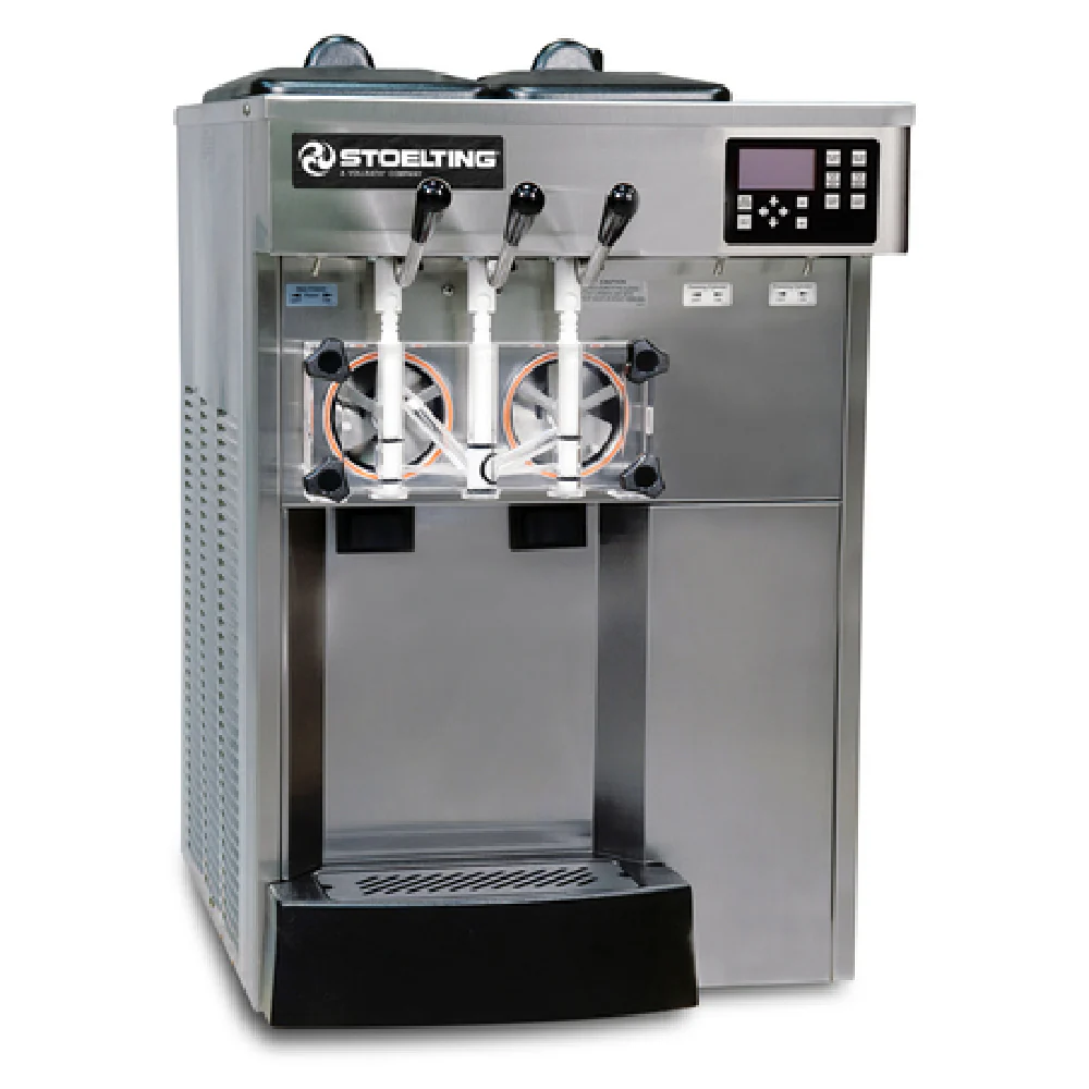 Stoelting E131-38I2YG2 22 Inch Countertop Soft Serve Machine Air-cooled 8000 BTU