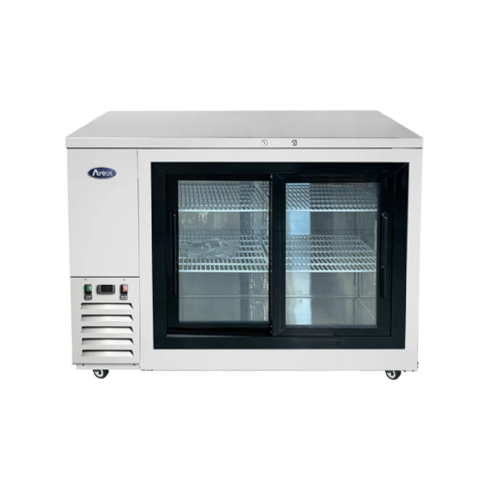 Atosa SBB48SGGRAUS1 48 Inch Back Bar Cooler 11.5 Cu Ft Two Section