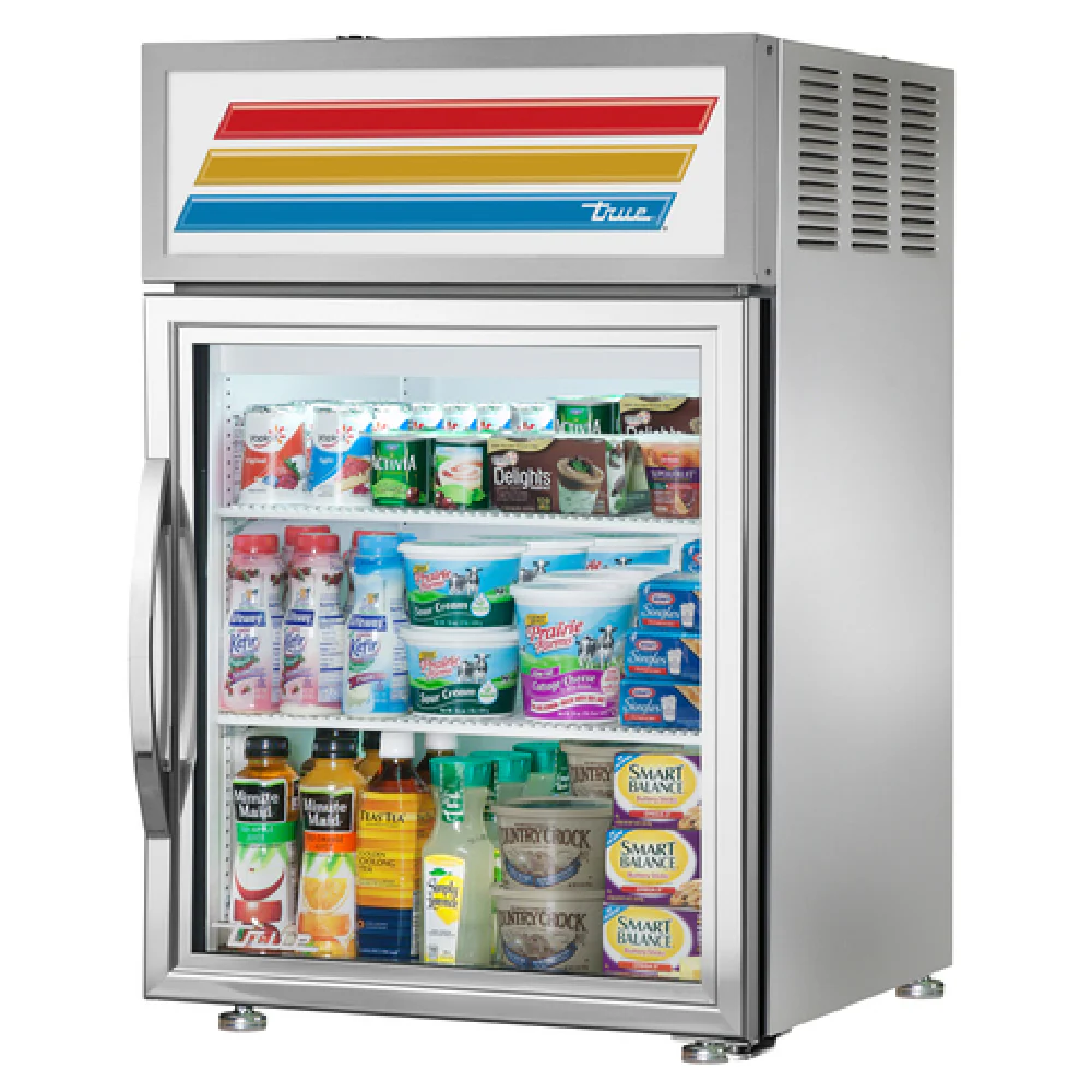 True Refrigeration GDM-05-S-HC~FGD01 24 Inch Countertop Refrigerator with 2 Shelves