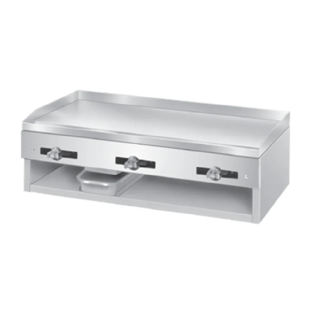 Comstock-Castle 1040 40 Inch Griddle Gas Countertop Removable Grease Drawer 48000 BTU
