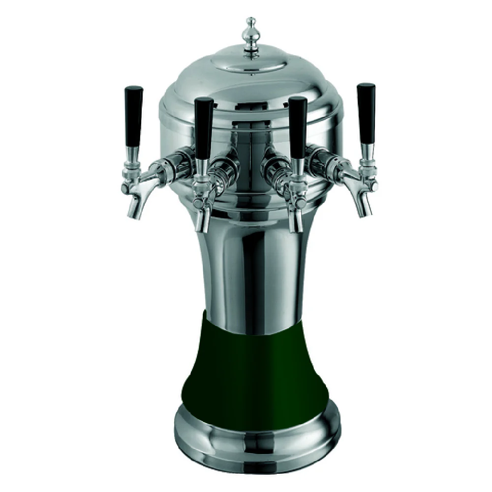 Perlick 4056GR3BPC 8-1/8 Inch Draft Beer Tower Glycol Cooled Countertop Chrome Perlick 4056GR3BPC 8-1/8 Inch Draft Beer Tower Glycol Cooled Countertop Chrome