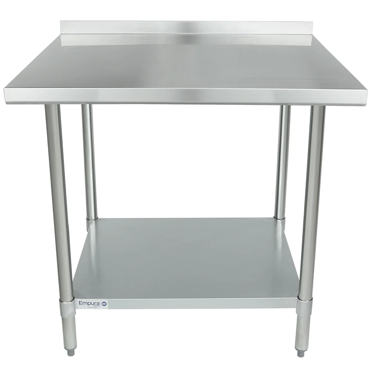 Empura Stainless EWTB3036 36 Inch Work Table Economy Duty 400 Series Stainless Steel Empura Stainless EWTB3036 36 Inch Work Table Economy Duty 400 Series Stainless Steel