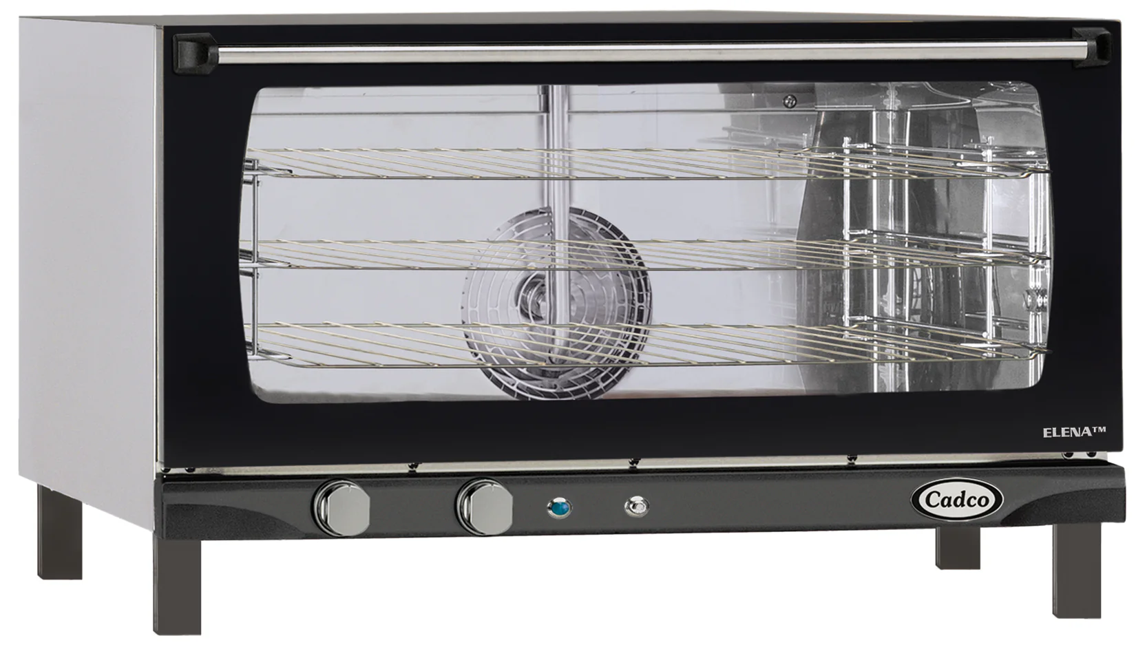 Cadco XAF-183 32 Inch Electric Convection Oven Stainless Steel with 3 Shelves
