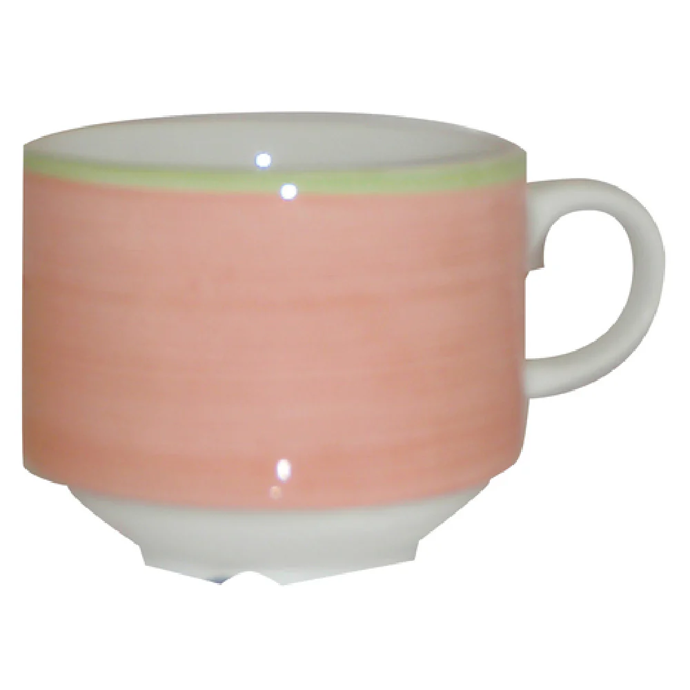 Tableware Solutions USA 51COPIN035 7-1/2 Oz Stackable Cup China Pink