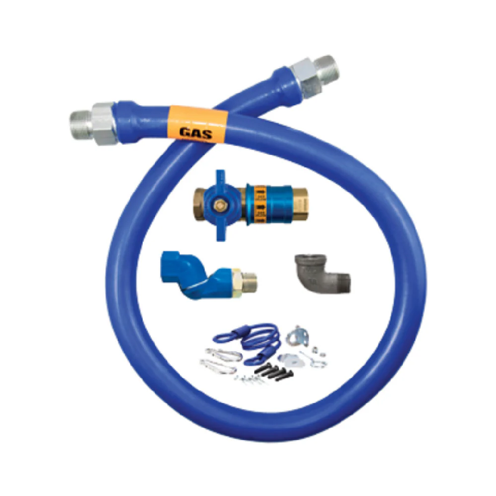 Dormont 1675KITCFS24 3/4 Inch Diameter Gas Connector Kit with Safety Quik QDV 216000 BTU Dormont 1675KITCFS24 3/4 Inch Diameter Gas Connector Kit with Safety Quik QDV 216000 BTU