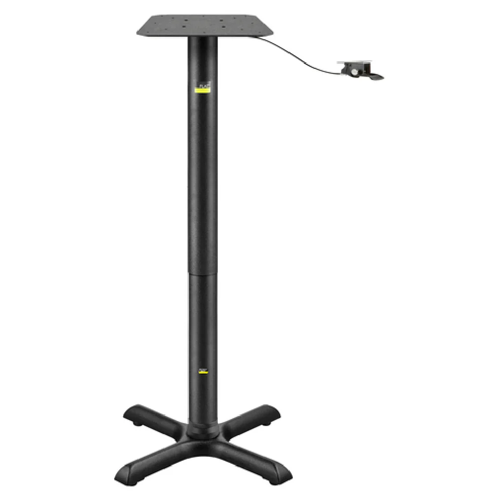 FLAT Tech CT2064 22 Inch Adjustable Height Table Base Metal Cast Iron with Stabilization