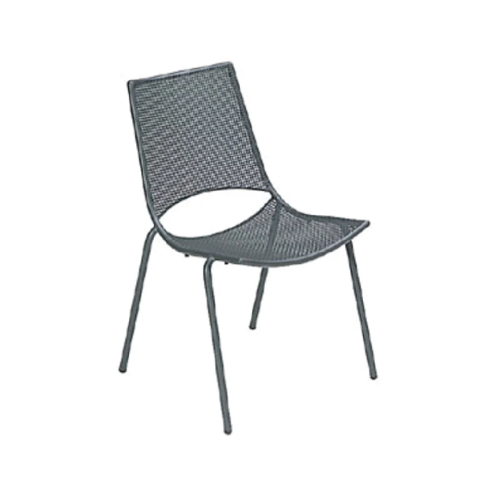 emuamericas, llc E150-22 22 Inch Chair Stacking Steel Mesh Back and Seat Outdoor Indoor emuamericas, llc E150-22 22 Inch Chair Stacking Steel Mesh Back and Seat Outdoor Indoor