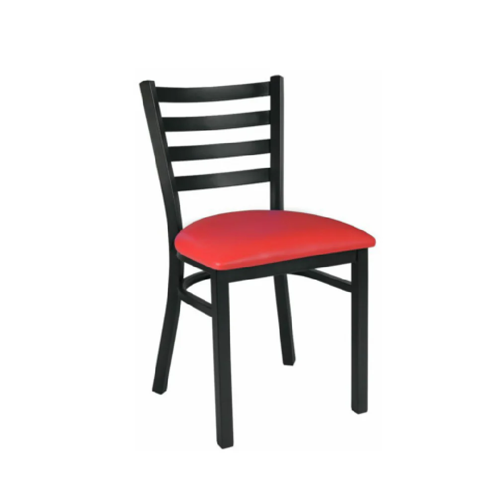 Hubert 32Q-031 CenPro Metal Ladder Back Chair 285 Lb. Weight Capacity Standard Height