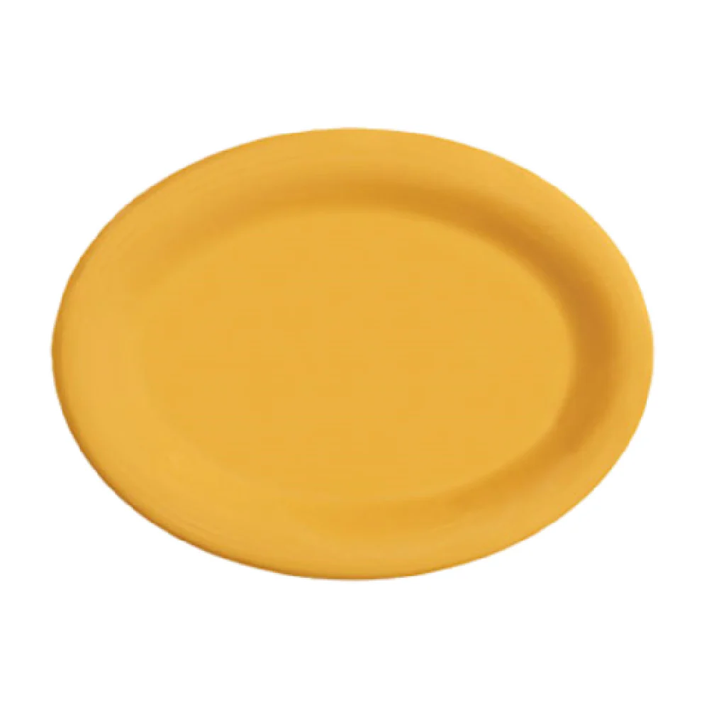 GET Enterprises OP-950-TY 9-3/4 Inch Oval Platter BPA Free Break Resistant Melamine Tropical Yellow GET Enterprises OP-950-TY 9-3/4 Inch Oval Platter BPA Free Break Resistant Melamine Tropical Yellow