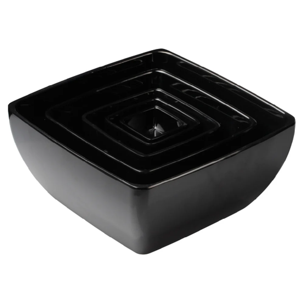 Winco WDM009-303 5 Inch Bowl 17 Oz Break-resistant Dishwasher safe Melamine Black Winco WDM009-303 5 Inch Bowl 17 Oz Break-resistant Dishwasher safe Melamine Black