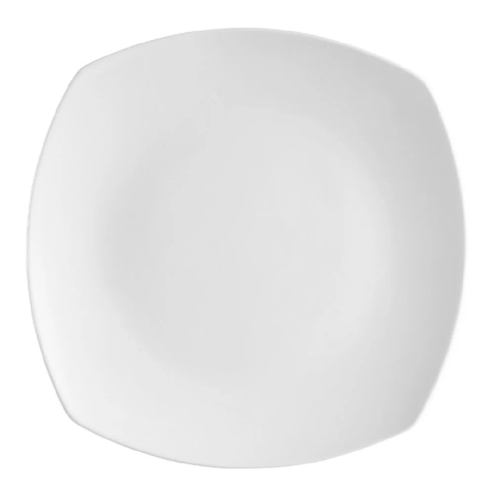 CAC China COP-SQ6 6-1/4 Inch Coupe Plate Super White Porcelain - 36 Packs