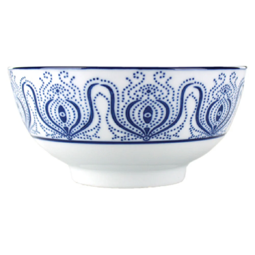 International Tableware SH-5 14 Oz Bowl Round Lead Free Porcelain 5 Inch Diameter