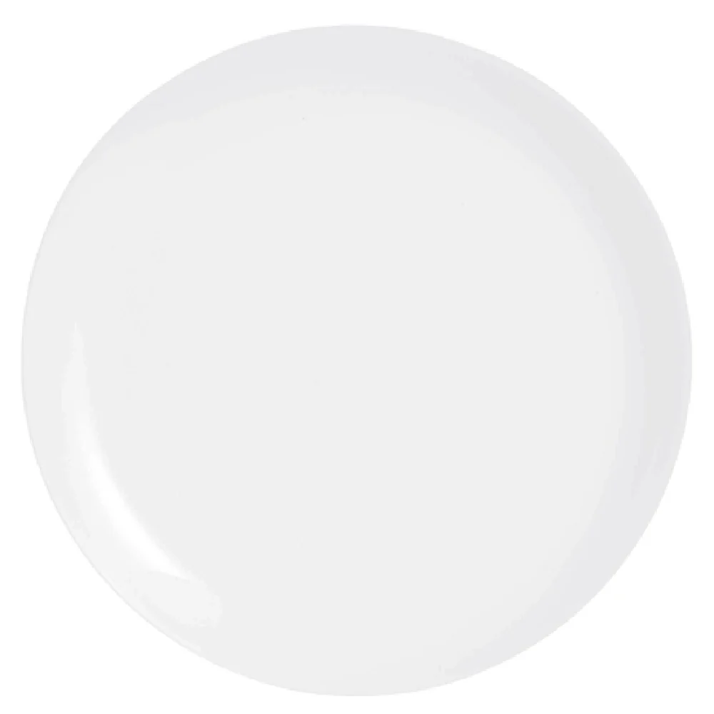 Arc Cardinal N9360 10 Inch Coupe Plate Fluorosilicate Opal Glass - 24 Packs