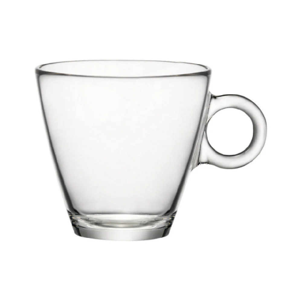 Steelite 4931Q240 3.5 Oz Easy Bar Espresso Cup Soda Lime Glass with Clear Finish