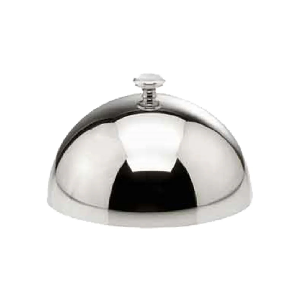 BauscherHepp 15.3102.2400 9-1/2 Inch Diameter Plate Cover Dome Silver Plated Stainless Steel