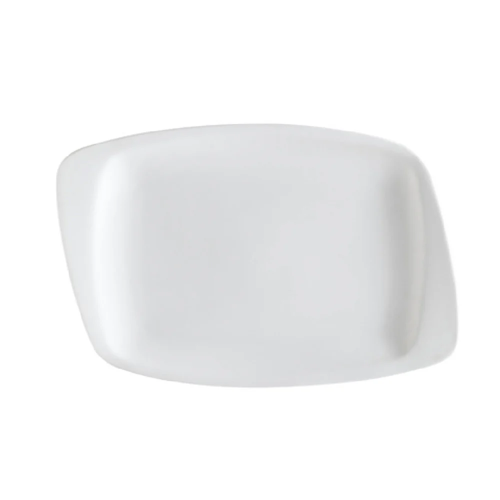 CAC China WH-61 10 Inch White Pearl Platter Dishwasher Safe Porcelain CAC China WH-61 10 Inch White Pearl Platter Dishwasher Safe Porcelain