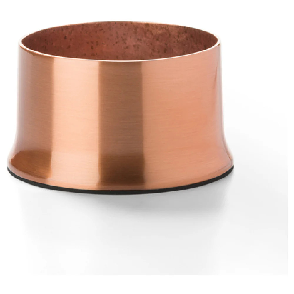 Hollowick 2802 Round Copper Candle Lamp Base with 3 Inch Fitter Globe