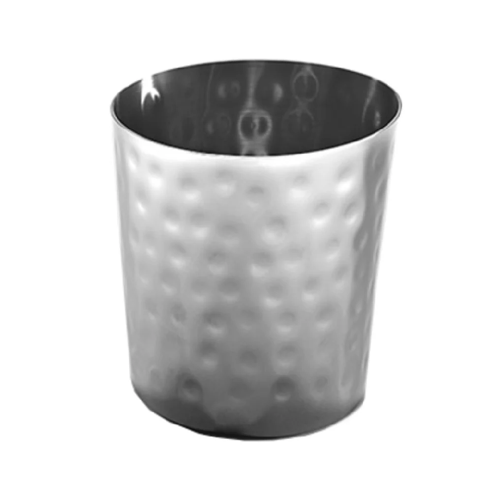 American Metalcraft FFHM35 26 Oz French Fry Cup Round Stainless Steel Hammered Finish