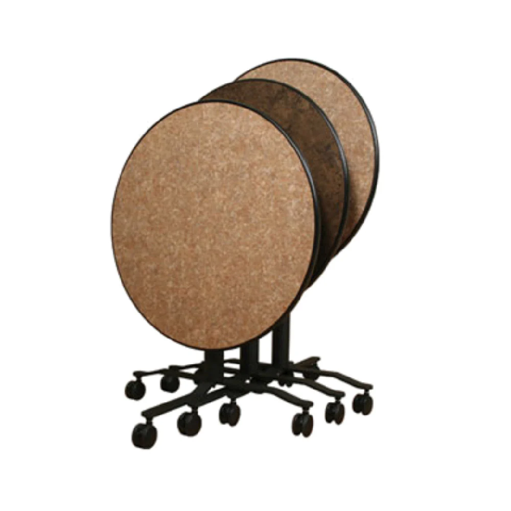 Forbes Industries PBLFT36RDEB-RBC3 36 Inch Diameter Portable Round Table with Laminate
