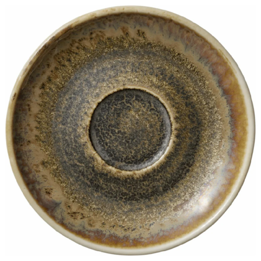 Libbey 801690841000102 4.5 Inch Round Saucer Porcelain Cumin Heart and Soul