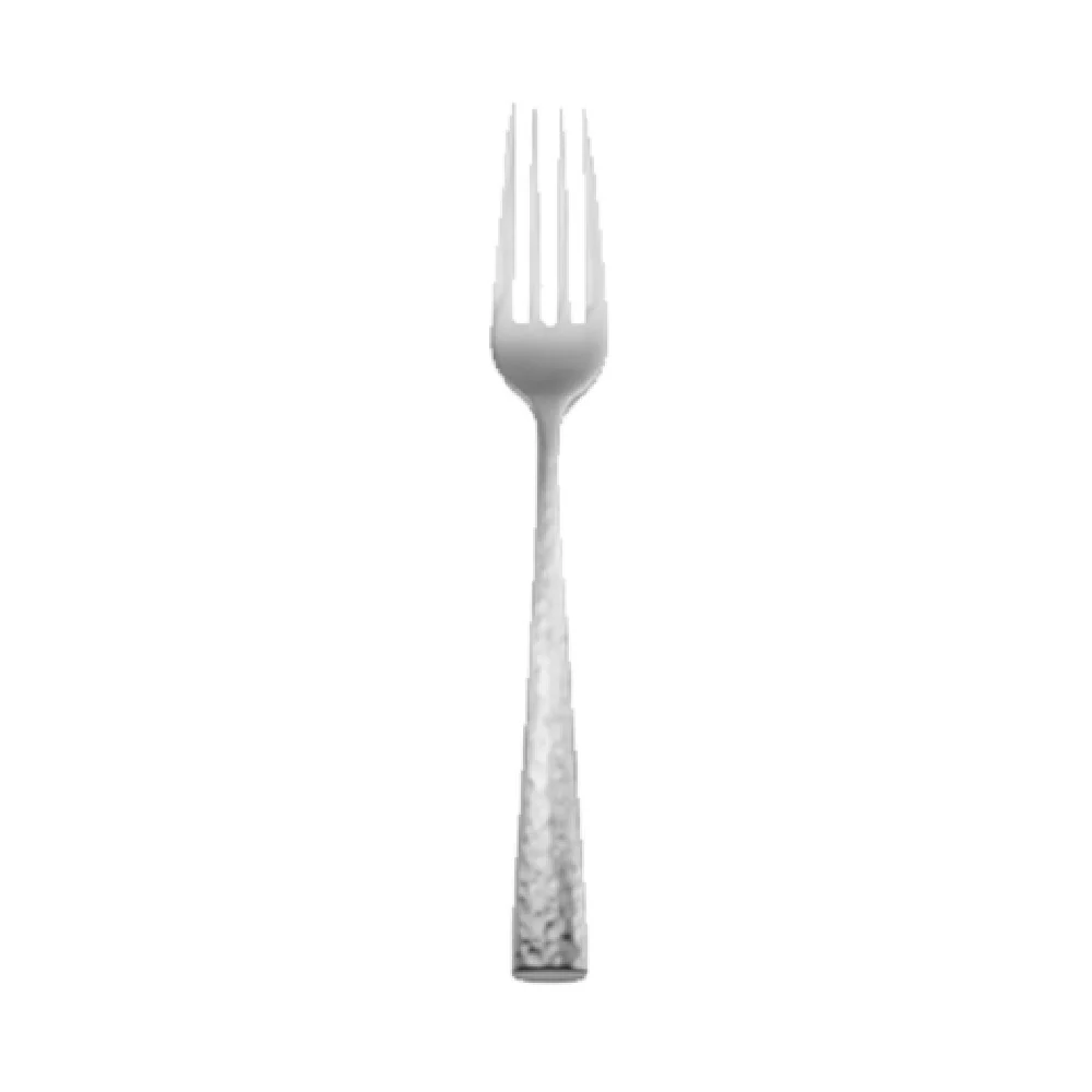 1880 Hospitality T958FDEF 7 Inch Dessert Fork Martele Textured Handle 18/10 Stainless Steel Mirror Finish 1880 Hospitality T958FDEF 7 Inch Dessert Fork Martele Textured Handle 18/10 Stainless Steel Mirror Finish