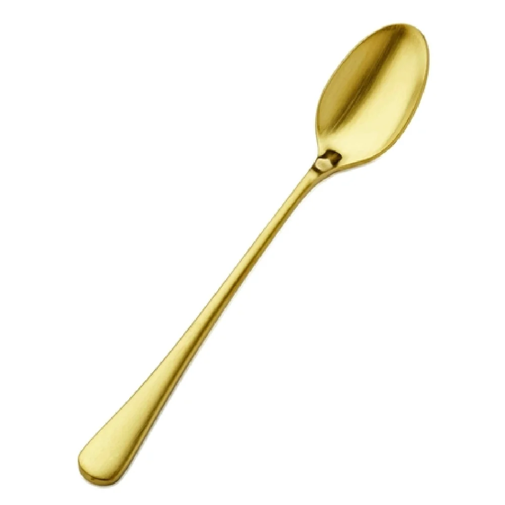 Bon Chef S4102GM 7-7/8 Inch Iced Teaspoon Gold Matte 18/10 Stainless Steel Bon Chef S4102GM 7-7/8 Inch Iced Teaspoon Gold Matte 18/10 Stainless Steel
