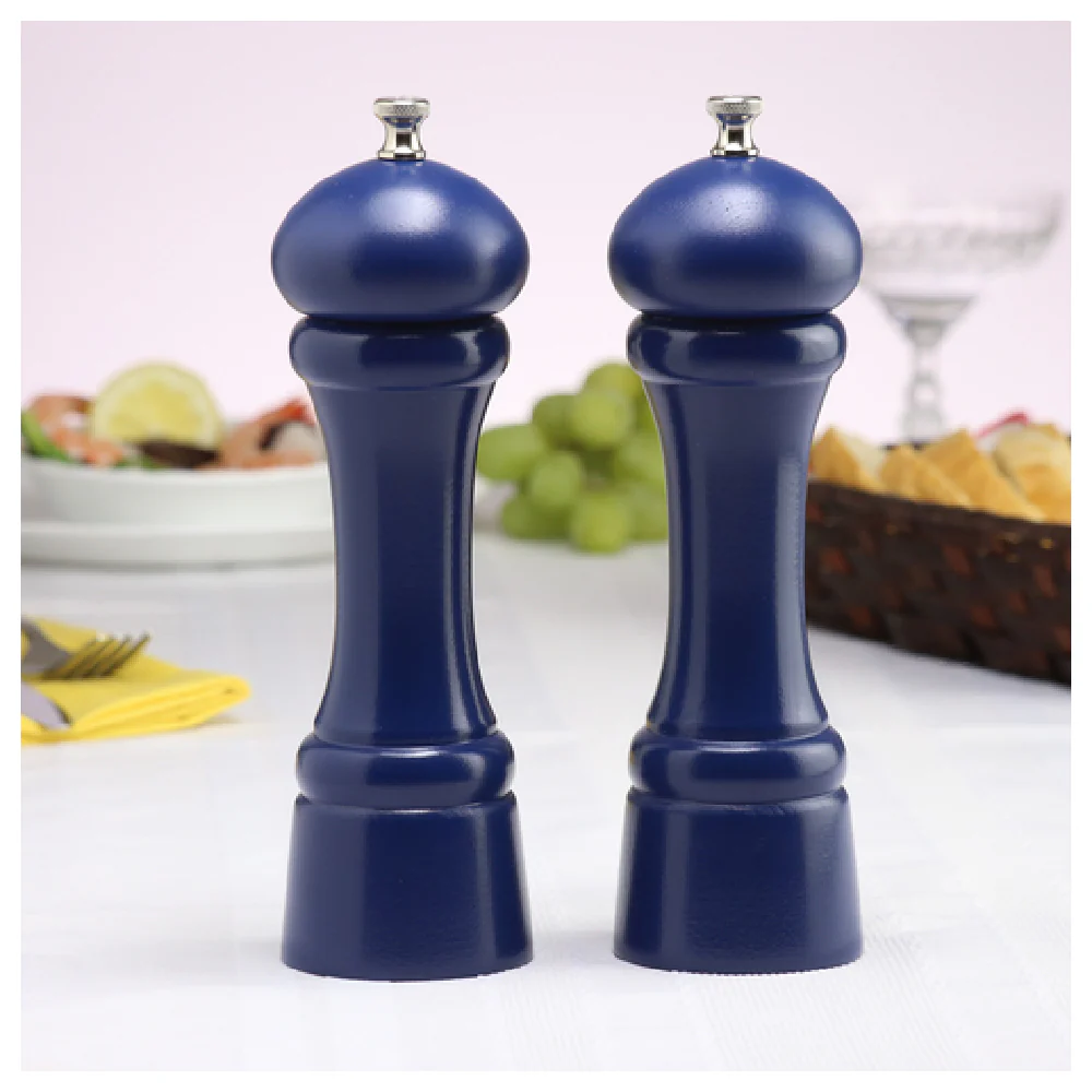 Chef Specialties 08702 8 Inch Wood Mill Set with Ceramic Grinding Mechanism Cobalt Blue Chef Specialties 08702 8 Inch Wood Mill Set with Ceramic Grinding Mechanism Cobalt Blue