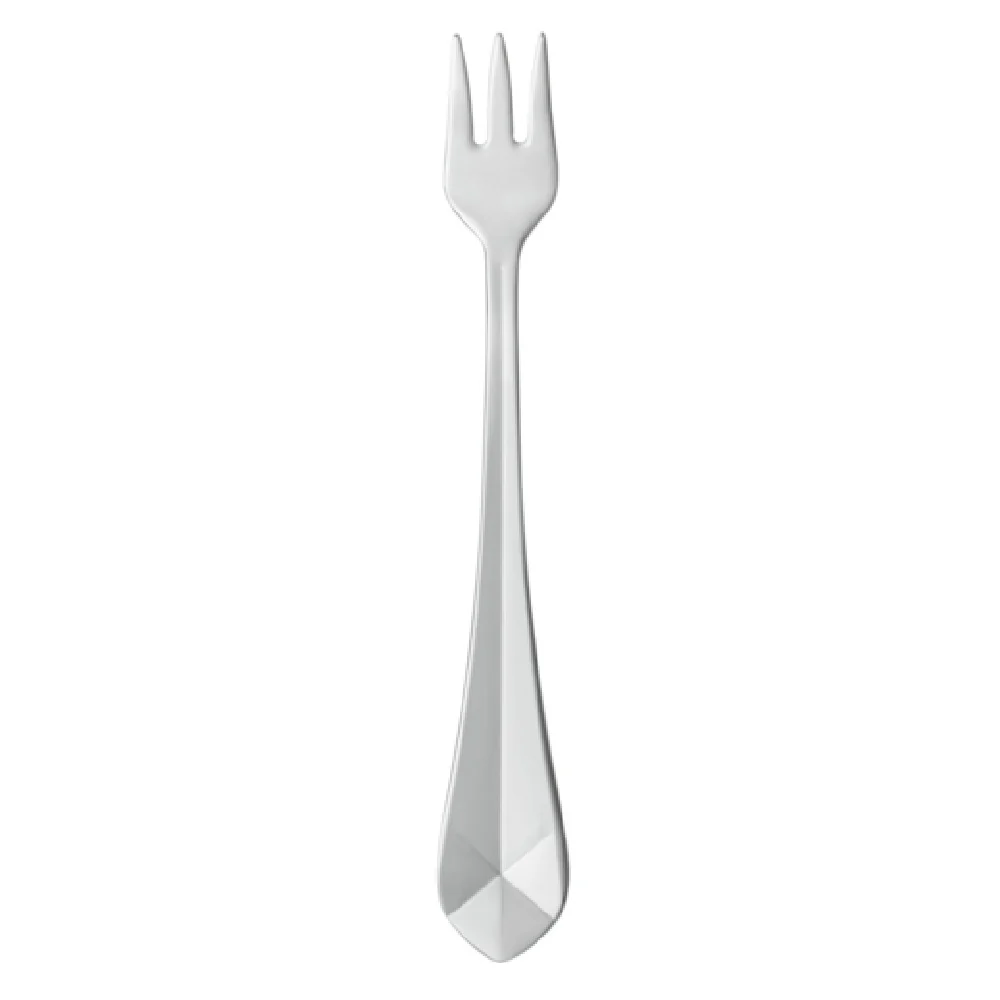 Libbey 945 029 5-7/8 Inch Faceted Design Cocktail Fork 18/10 Stainless Steel