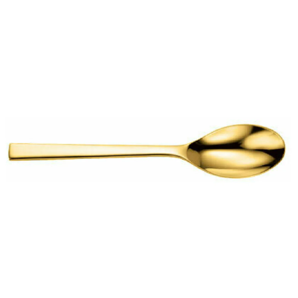 1880 Hospitality B408SDEF 7 Inch Dessert Spoon Gold Finish 18/0 Stainless Steel